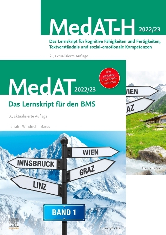 Cover: 9783437440694 | MedAT Set Bd.1+2 (BMS 3.A.+/KFF/TV/SEK 2.A) 2022/2023 | Taschenbuch