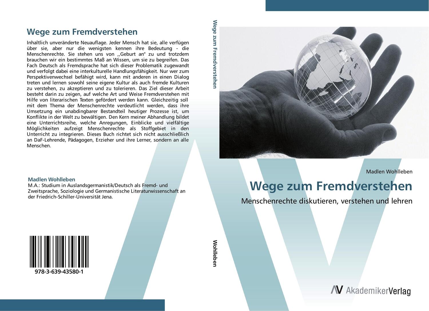 Cover: 9783639435801 | Wege zum Fremdverstehen | Madlen Wohlleben | Taschenbuch | Paperback