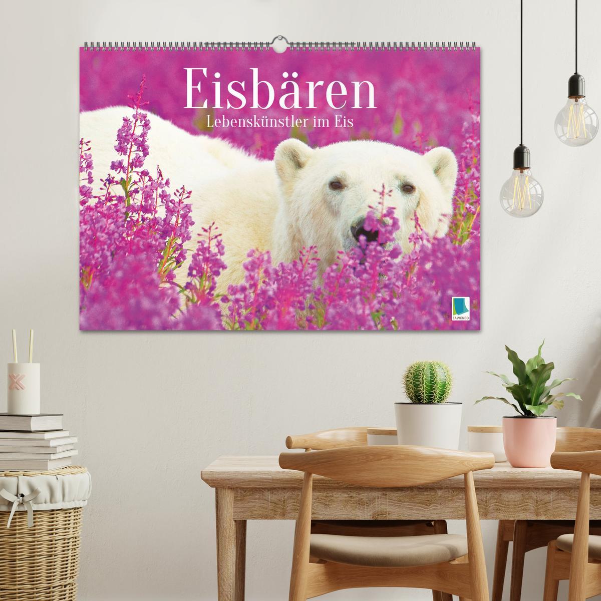 Bild: 9783457140482 | Eisbären: Lebenskünstler im Eis (Wandkalender 2025 DIN A2 quer),...