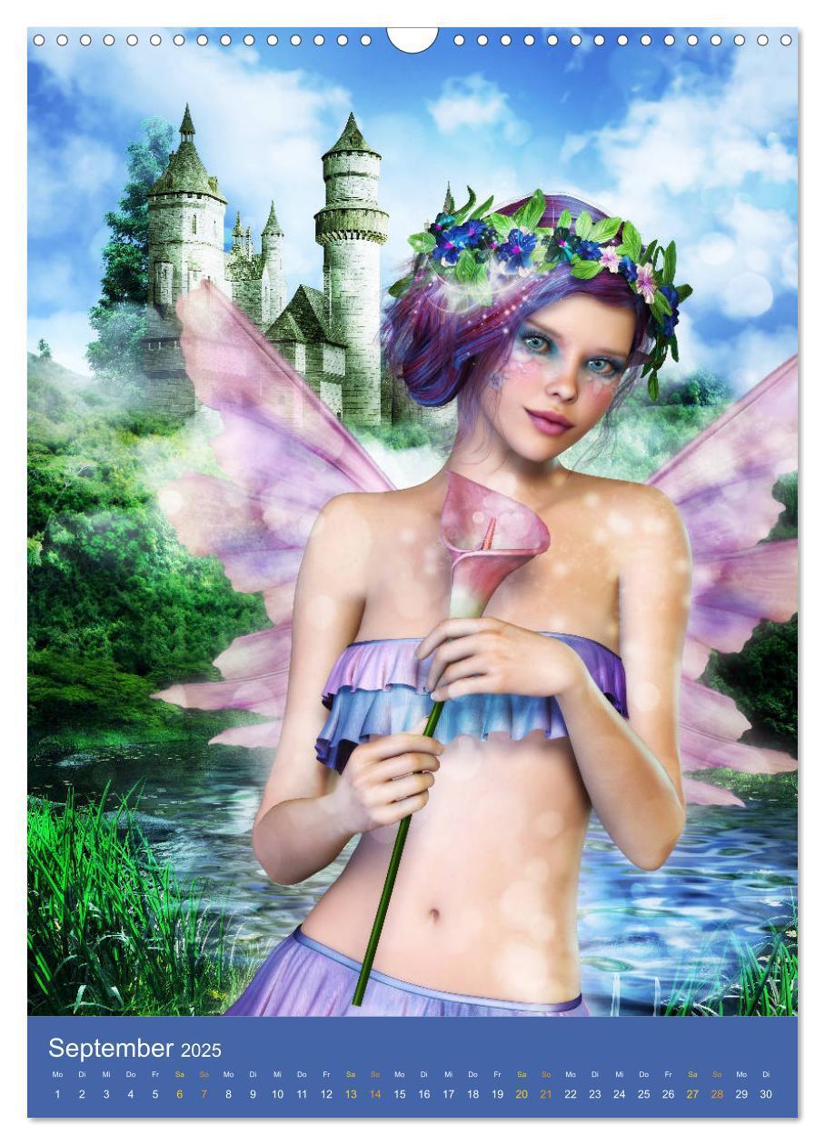 Bild: 9783435995844 | Fantasy Lichtwesen (Wandkalender 2025 DIN A3 hoch), CALVENDO...