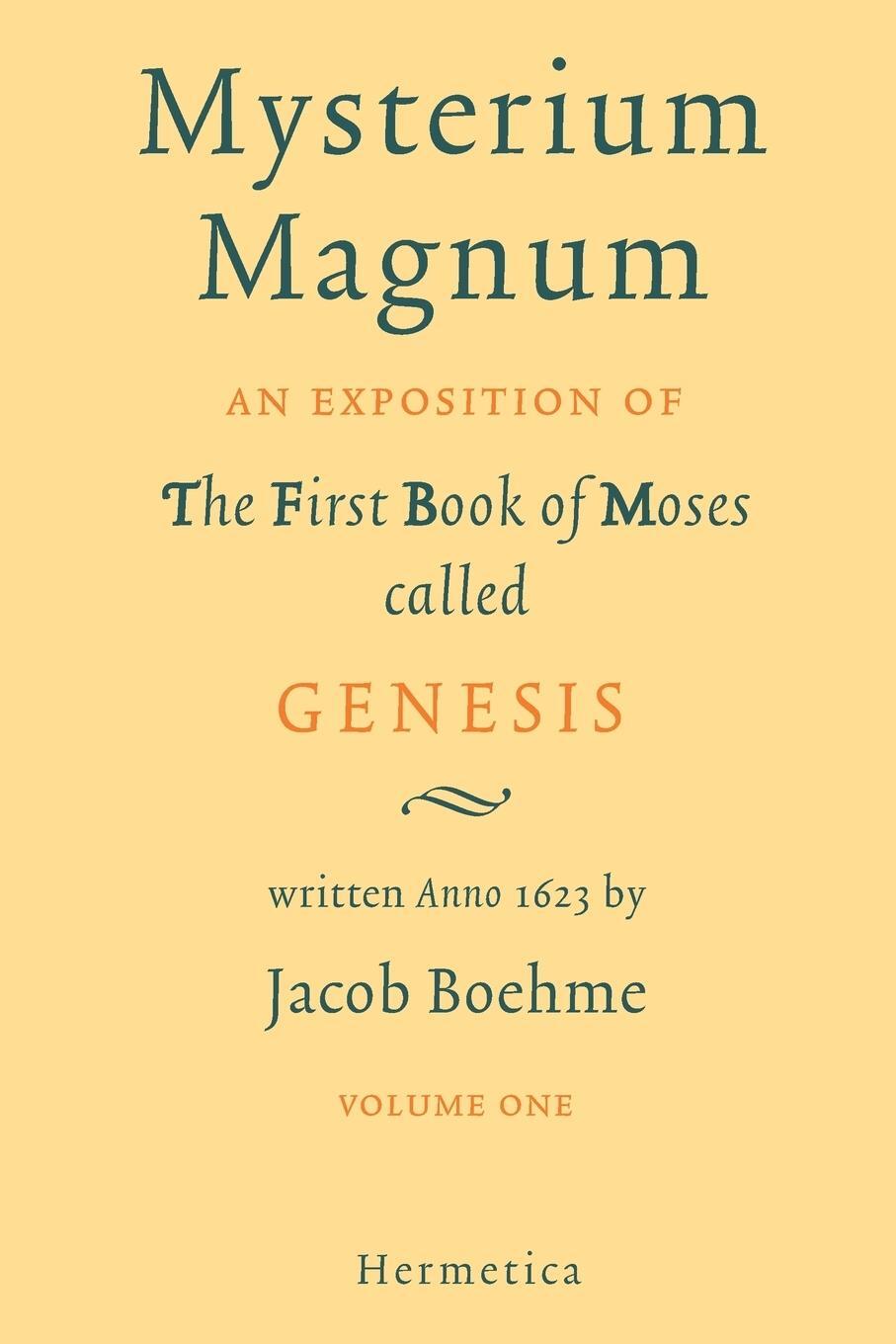 Cover: 9781597312141 | Mysterium Magnum | Volume One | Jacob Boehme (u. a.) | Taschenbuch