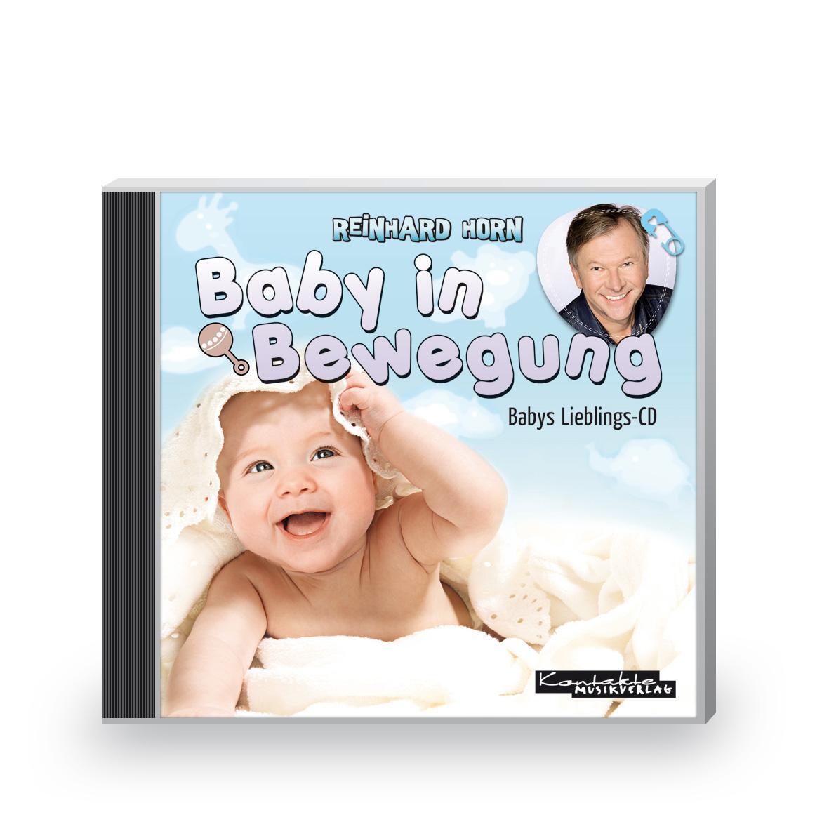 Cover: 9783896172648 | Baby in Bewegung | Babys Lieblings-CD | Reinhard Horn | Audio-CD