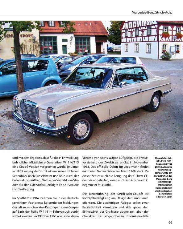 Bild: 9783868522945 | Mercedes-Benz Strich-8 Modelle 200 - 280 E | Heribert Hofner | Buch