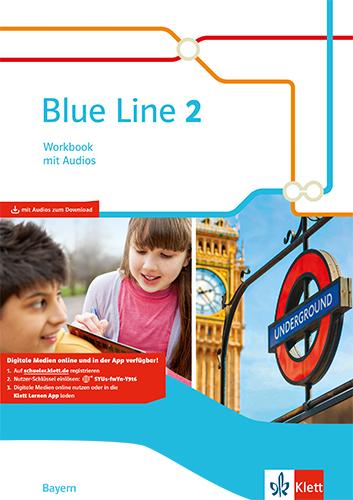 Cover: 9783125483521 | Blue Line 2. Workbook mit Audios Klasse 6. Ausgabe Bayern | Hamm