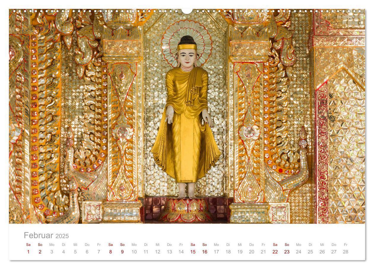 Bild: 9783383956980 | BUDDHA - Im Reich der Achtsamkeit (Wandkalender 2025 DIN A2 quer),...