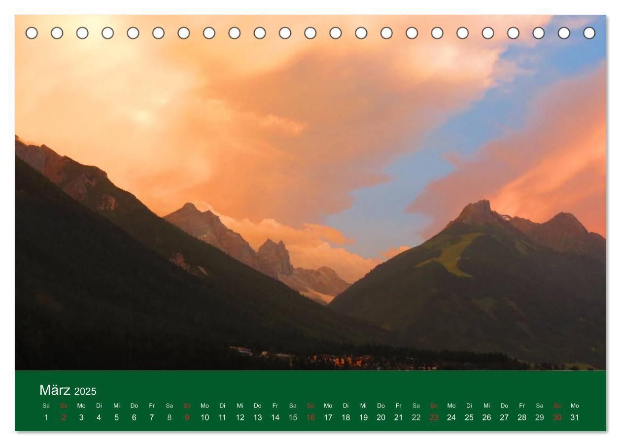 Bild: 9783435717484 | Stubaital (Tischkalender 2025 DIN A5 quer), CALVENDO Monatskalender