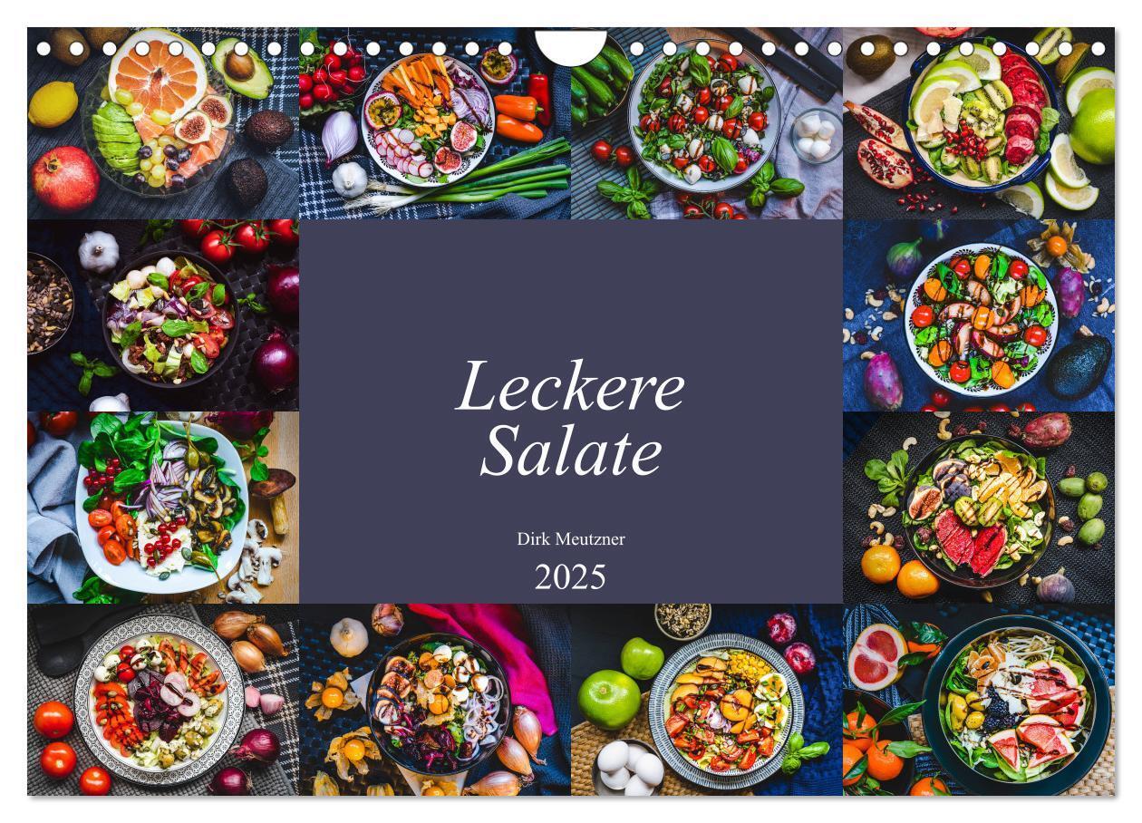 Cover: 9783435101009 | Leckere Salate (Wandkalender 2025 DIN A4 quer), CALVENDO...