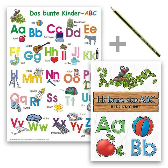 Cover: 9783968400709 | Das bunte Kinder-ABC - Druckschrift, 3 Teile | Helga Momm | Deutsch