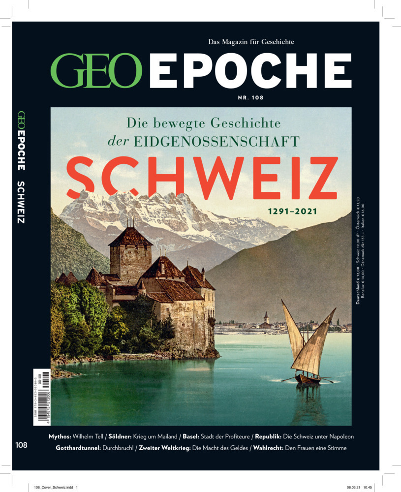 Cover: 9783652010467 | GEO Epoche (mit DVD) / GEO Epoche mit DVD 108/2020 - Schweiz | 164 S.