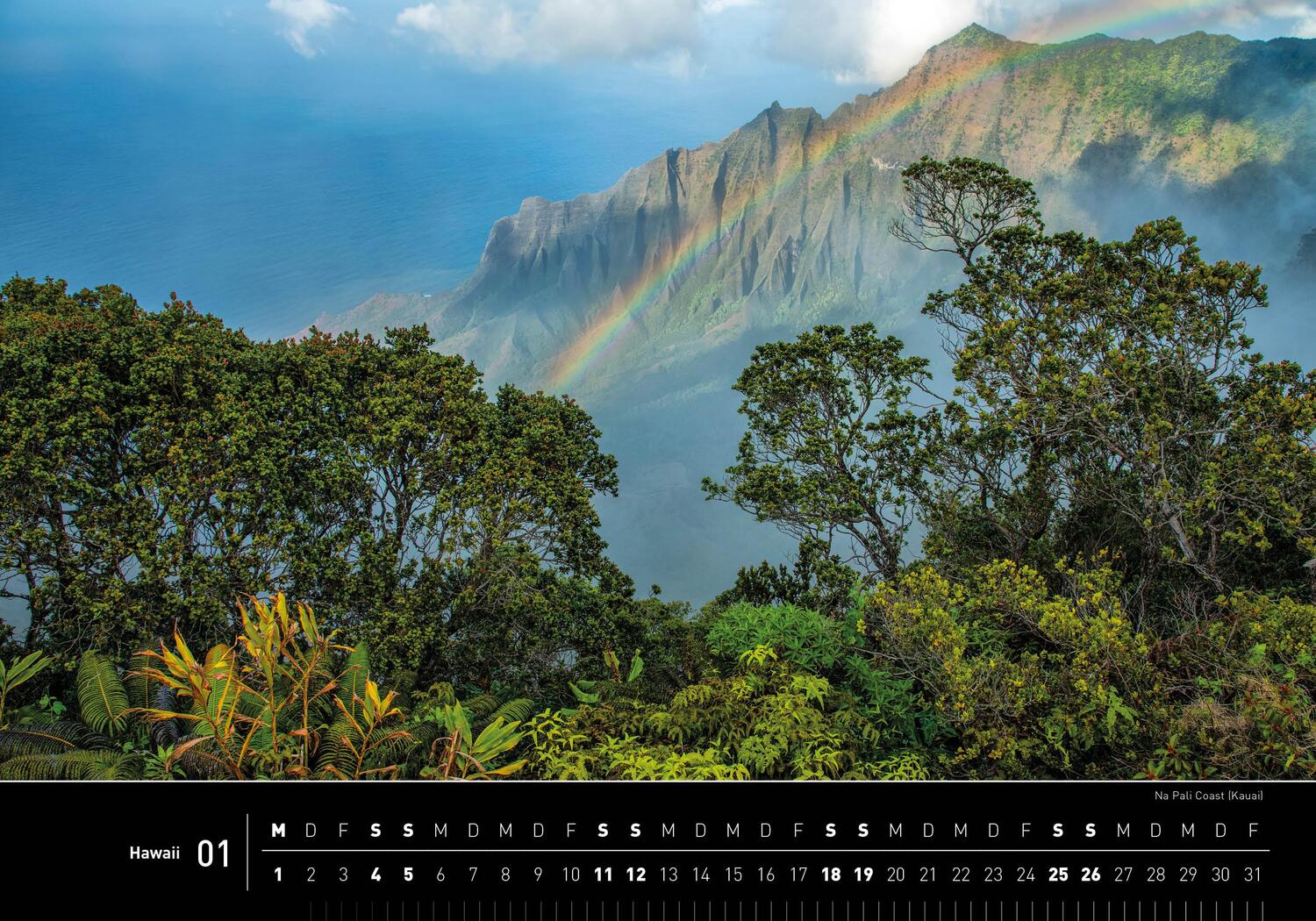 Bild: 9783968555232 | 360° Hawaii Premiumkalender 2025 | Christian Heeb | Kalender | 13 S.