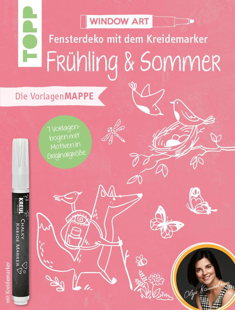 Cover: 9783735851024 | Vorlagenmappe Fensterdeko mit dem Kreidemarker - Frühling & Sommer....