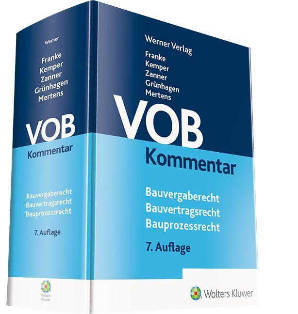 Cover: 9783804153189 | VOB Kommentar | Bauvergaberecht - Bauvertragsrecht - Bauprozessrecht