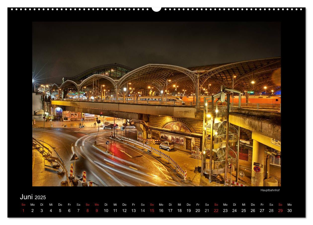 Bild: 9783435781706 | Köln ¿ Nachts 2025 (Wandkalender 2025 DIN A2 quer), CALVENDO...