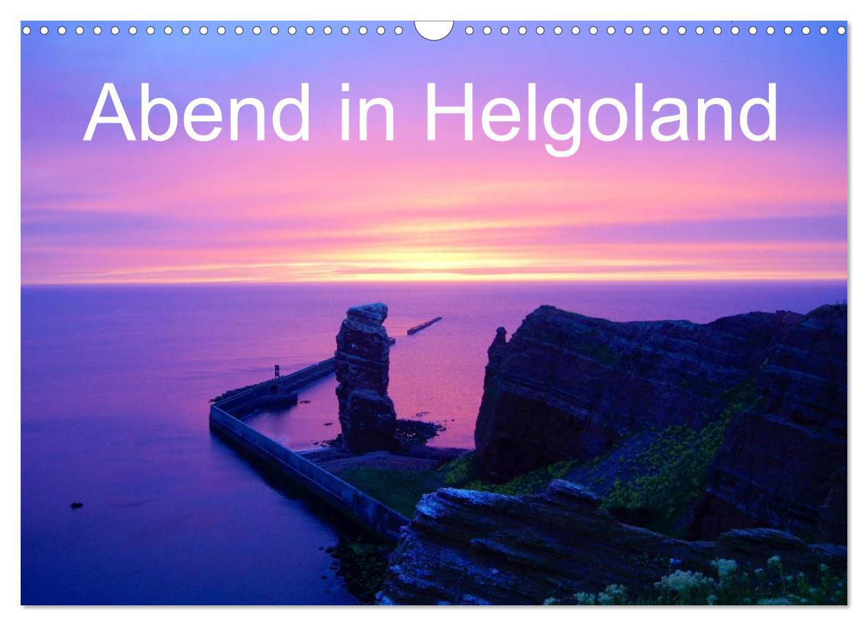 Cover: 9783383599767 | Abend in Helgoland (Wandkalender 2024 DIN A3 quer), CALVENDO...