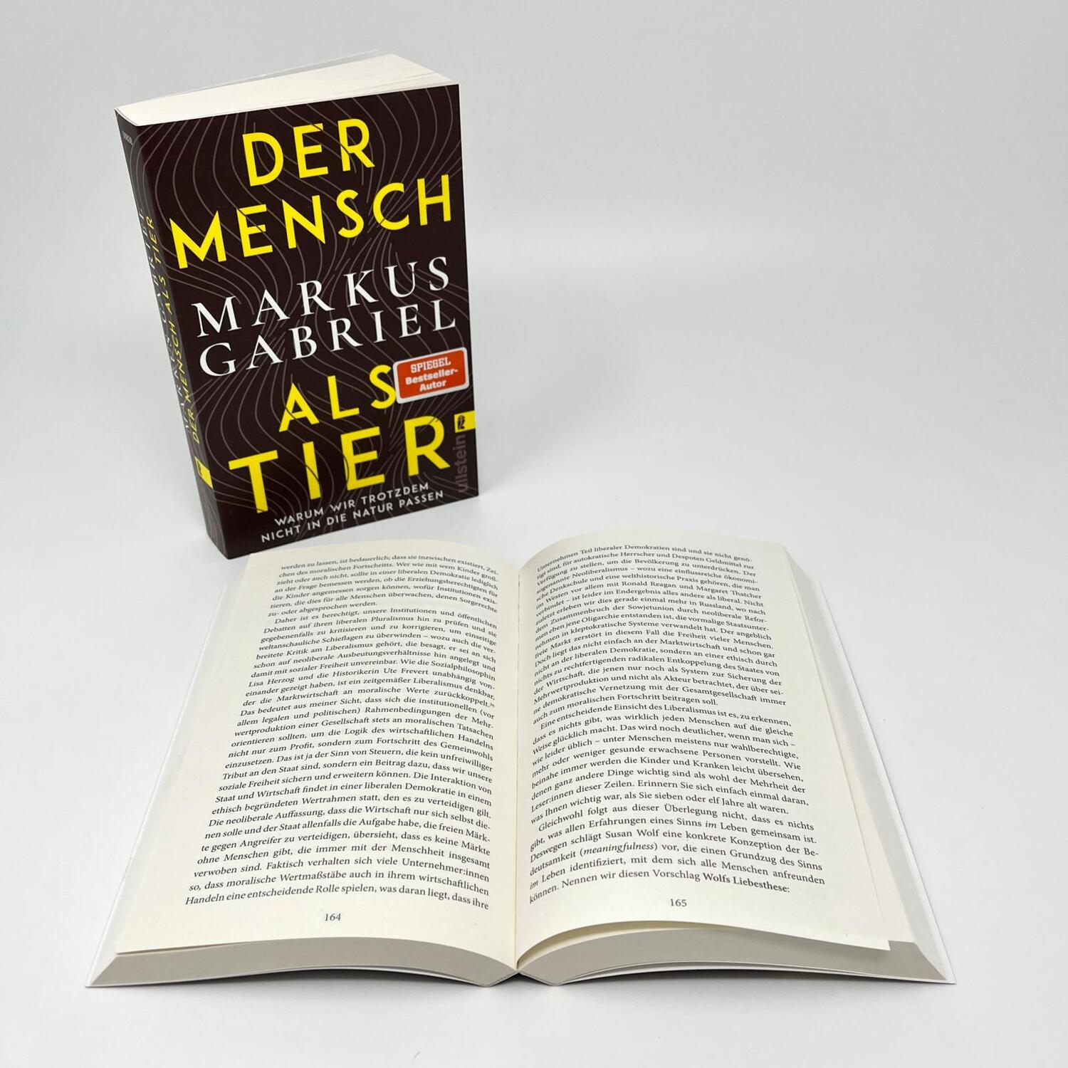 Bild: 9783548068381 | Der Mensch als Tier | Markus Gabriel | Taschenbuch | 352 S. | Deutsch