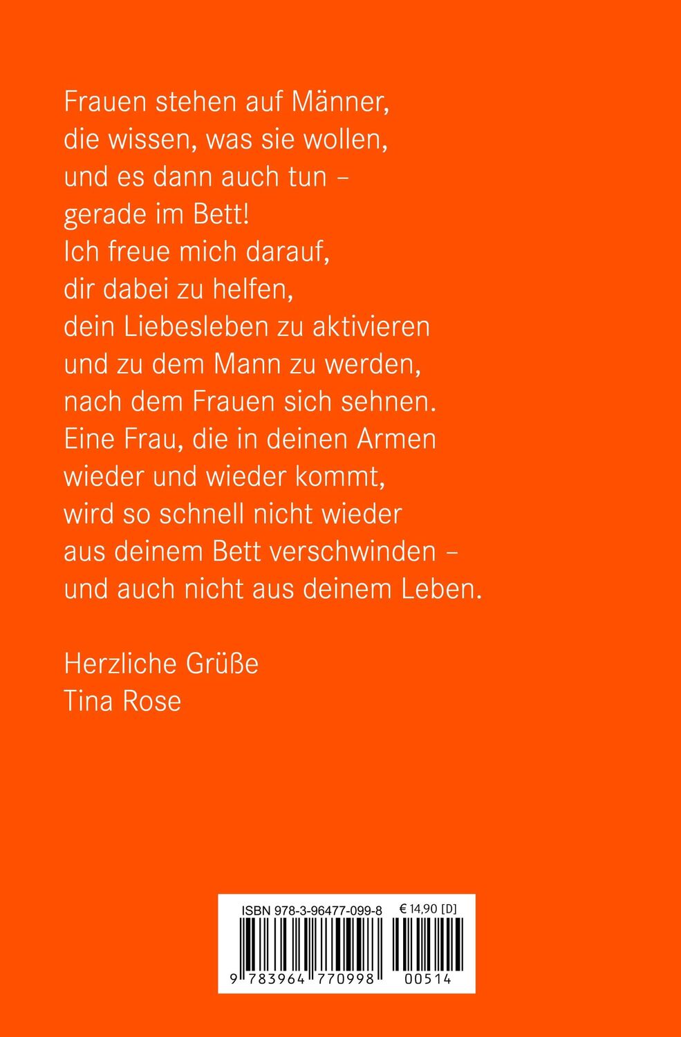 Rückseite: 9783964770998 | Der weibliche Orgasmus Erotischer Ratgeber | Tina Rose | Buch | 2019