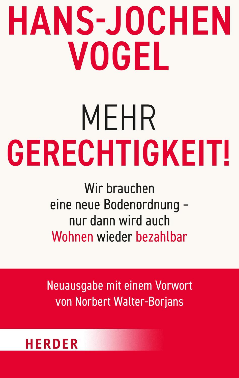 Cover: 9783451072338 | Mehr Gerechtigkeit! | Hans-Jochen Vogel | Taschenbuch | Deutsch | 2023