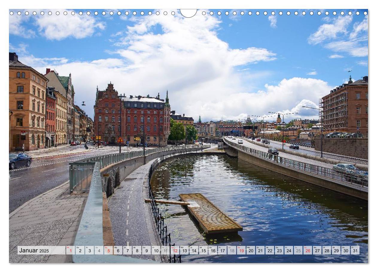 Bild: 9783435500994 | Stockholm an Mittsommer (Wandkalender 2025 DIN A3 quer), CALVENDO...