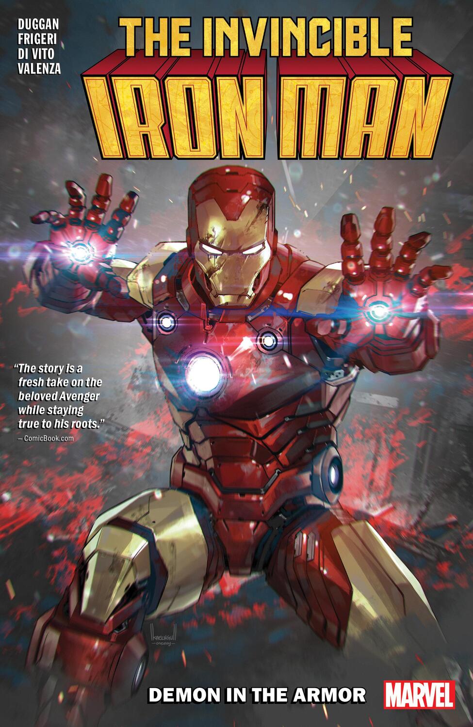 Cover: 9781302947583 | Invincible Iron Man by Gerry Duggan Vol. 1: Demon in the Armor | Buch