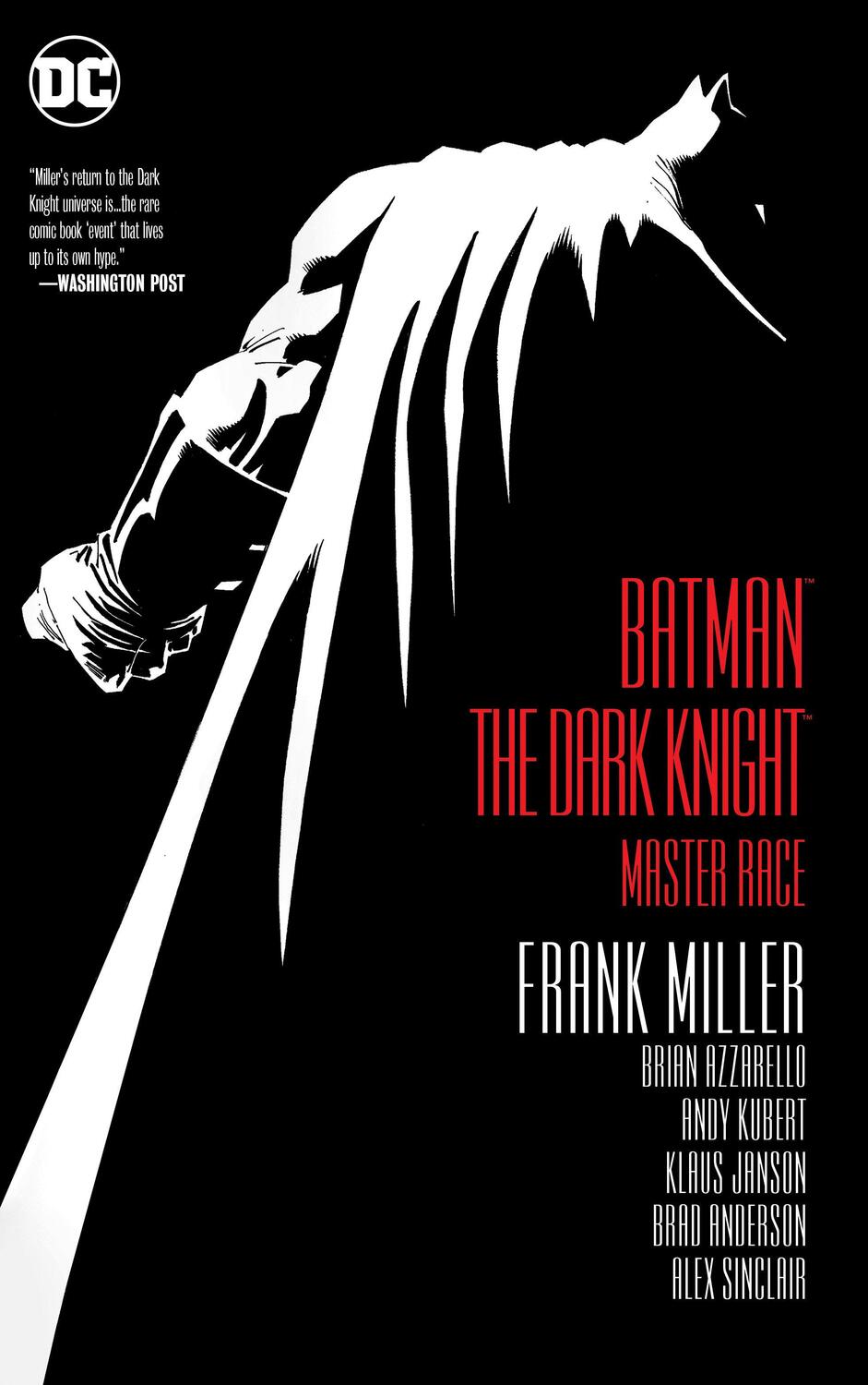 Cover: 9781401284312 | Batman: The Dark Knight | Master Race | Frank Miller | Taschenbuch