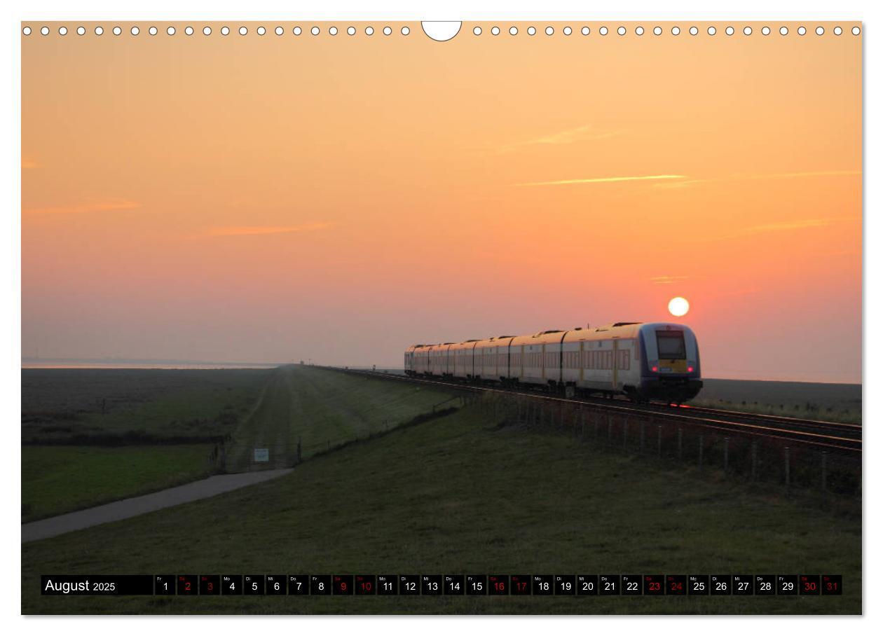 Bild: 9783435425860 | Norddeutsche Eisenbahnen (Wandkalender 2025 DIN A3 quer), CALVENDO...