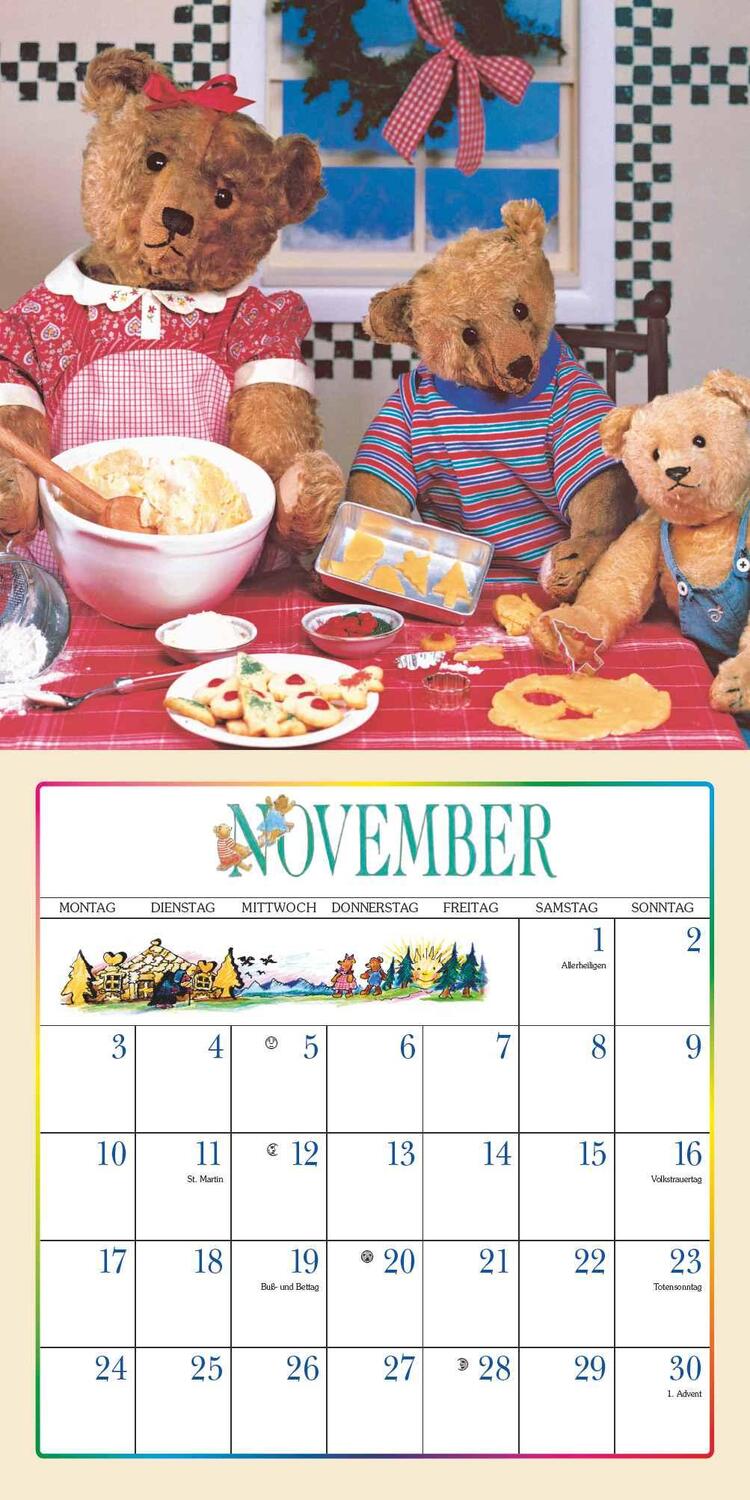 Bild: 4250809653266 | Der Teddybär 2025 - Broschürenkalender - Wandkalender - Format 30 x...