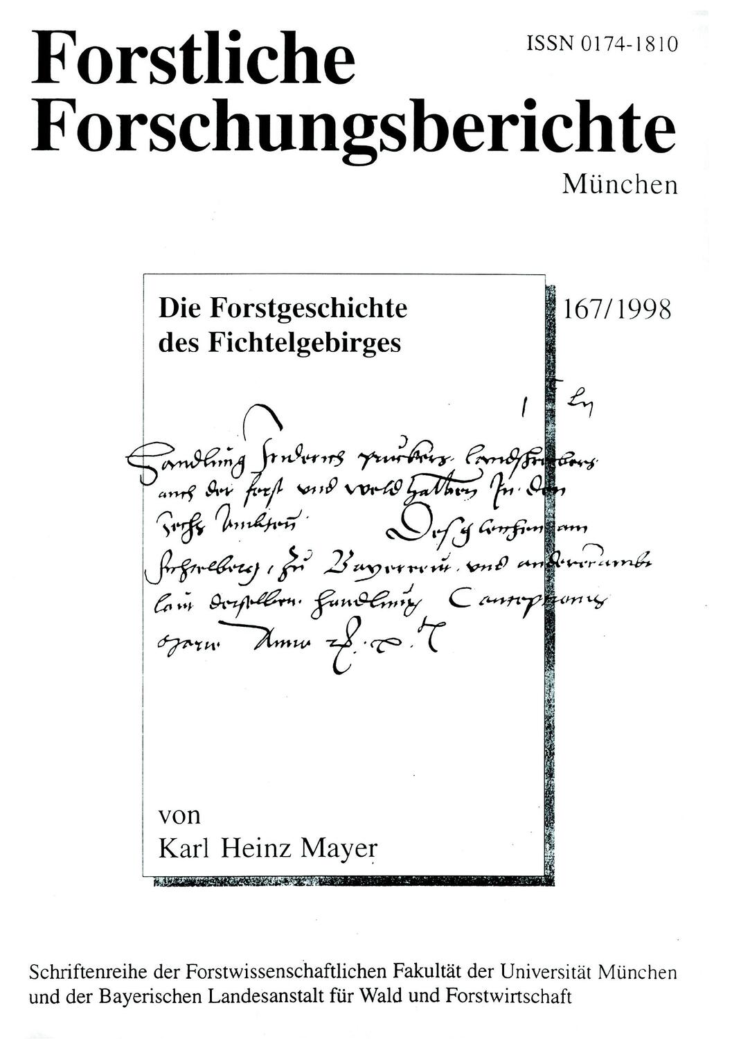 Cover: 9783749473991 | Die Forstgeschichte des Fichtelgebirges | Karl-Heinz Mayer | Buch