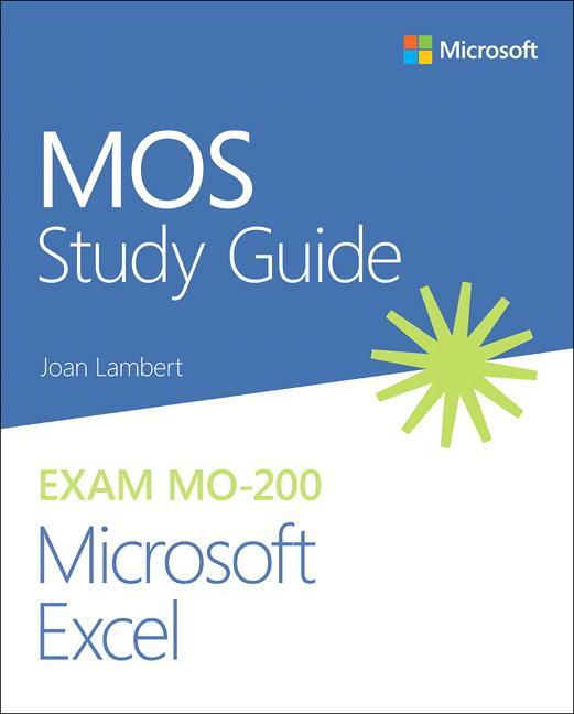 Cover: 9780136627159 | MOS Study Guide for Microsoft Excel Exam MO-200 | Joan Lambert | Buch