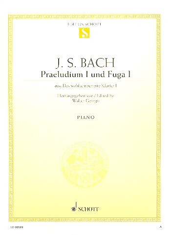 Cover: 9790001091510 | Praeludium I und Fuga I C-Dur | Johann Sebastian Bach | Broschüre