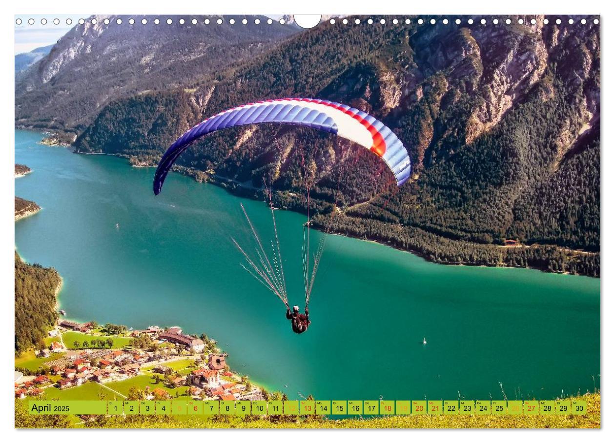 Bild: 9783435591367 | Frei sein - Paragliding (Wandkalender 2025 DIN A3 quer), CALVENDO...