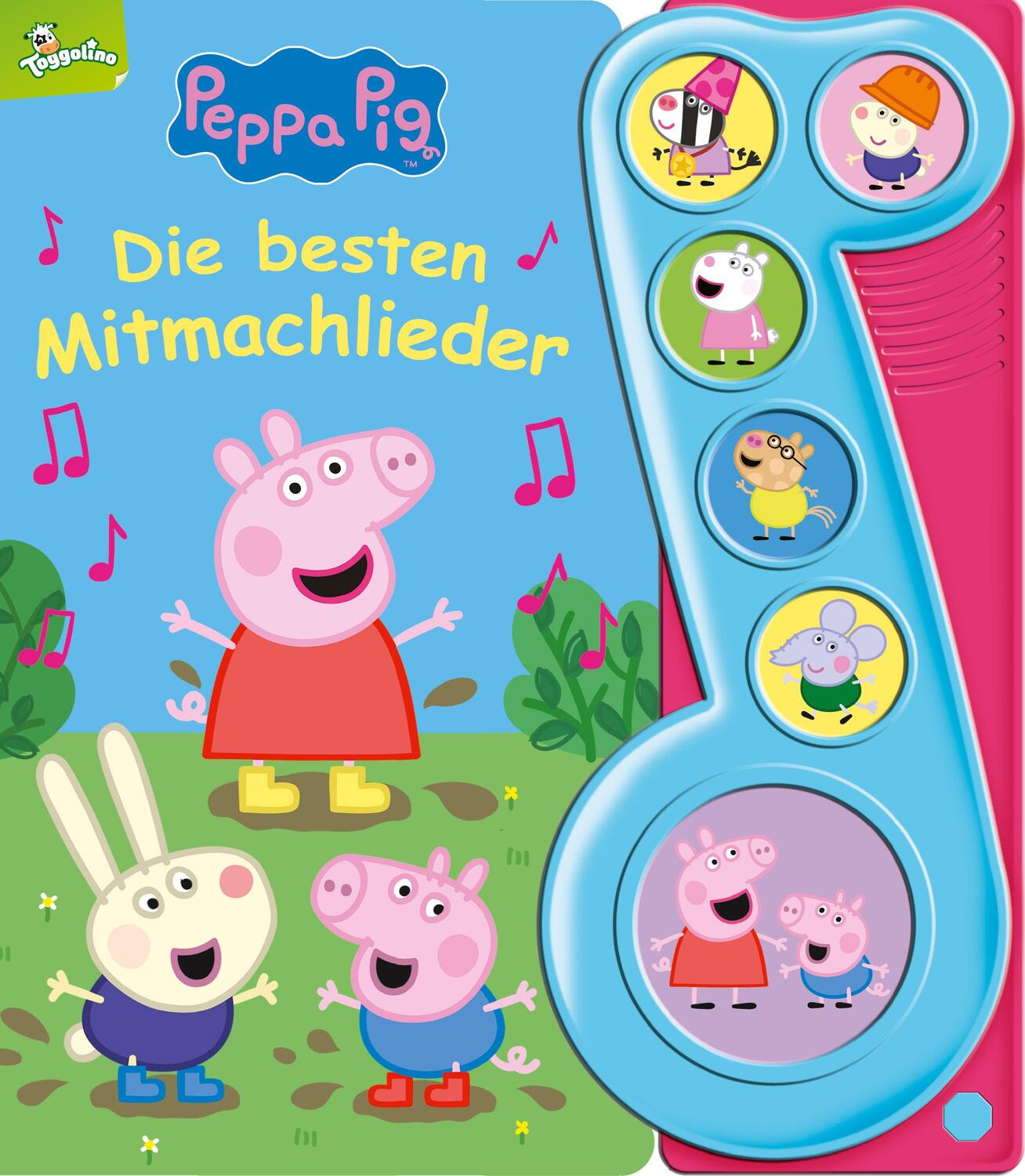 Cover: 9781503753693 | Peppa Pig - Die besten Mitmachlieder - Liederbuch mit Sound -...