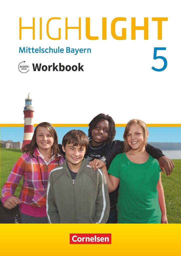 Cover: 9783060333776 | Highlight 5. Jahrgangsstufe - Mittelschule Bayern - Workbook mit...
