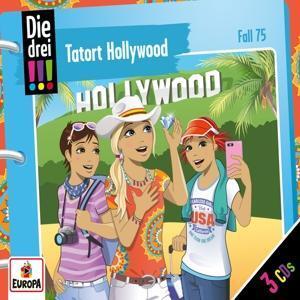 Cover: 194398148328 | Folge 75: Tatort Hollywood | Die Drei !!! | Audio-CD | 2021