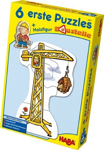 Cover: 4010168039015 | 6 Erste Puzzles, Baustelle (Kinderpuzzle) | Spiel | In Spielebox