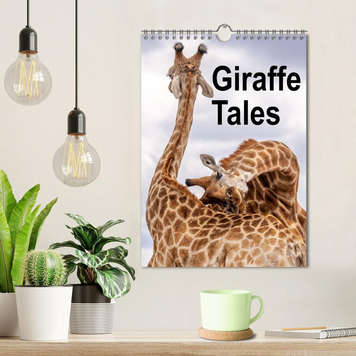 Bild: 9781325988709 | Giraffe Tales (Wall Calendar 2025 DIN A4 portrait), CALVENDO 12...