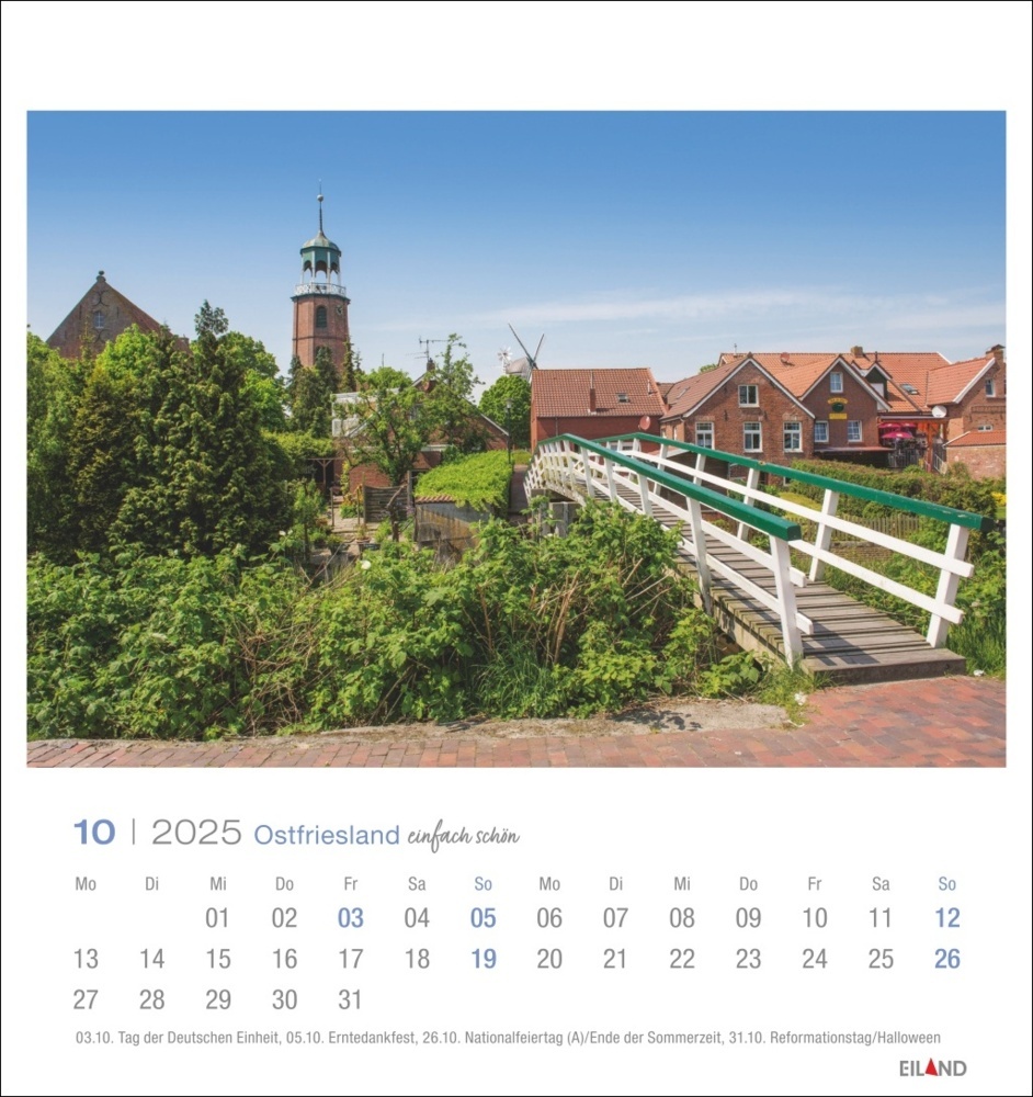 Bild: 9783964023315 | Ostfriesland Postkartenkalender 2025 - einfach schön | Kalender | 2025