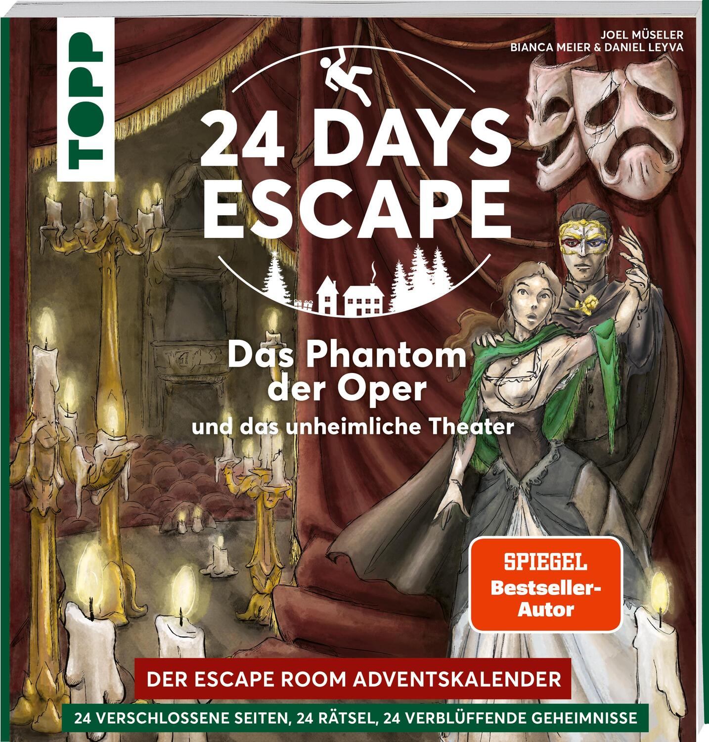 Cover: 9783772448997 | 24 DAYS ESCAPE - Der Escape Room Adventskalender: Das Phantom der...