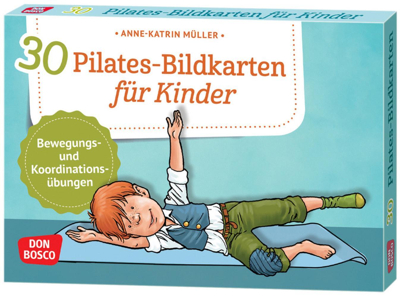 Cover: 4260179515309 | 30 Pilates-Bildkarten für Kinder | Bewegungs- und Koordinationsübungen