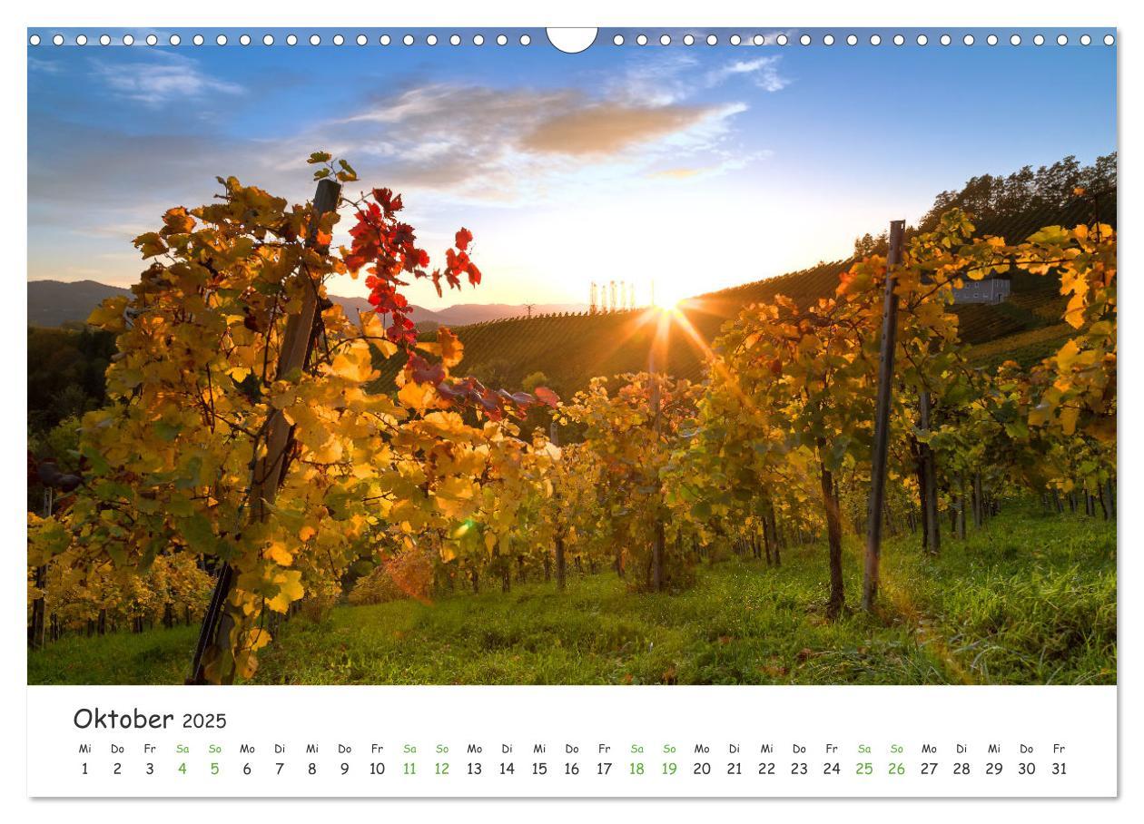 Bild: 9783435041954 | Südsteiermark365 (Wandkalender 2025 DIN A3 quer), CALVENDO...