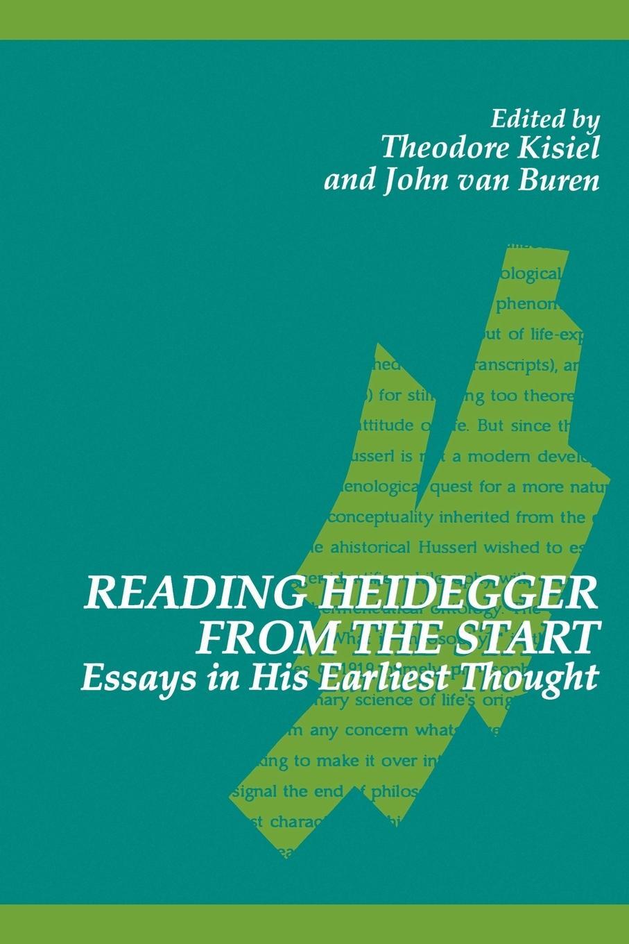 Cover: 9780791420683 | Reading Heidegger from the Start | Essays in His Earliest Thought