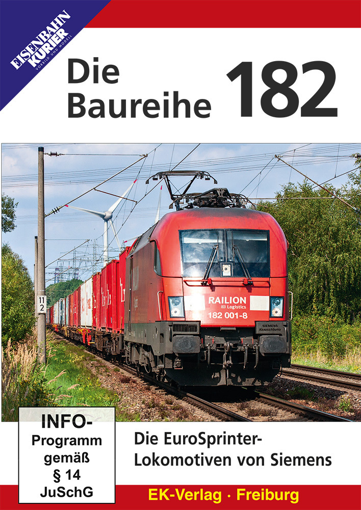 Cover: 4018876086185 | Die Baureihe 182, DVD-Video | DVD | DVDBOX | 58 Min. | Deutsch | 2022