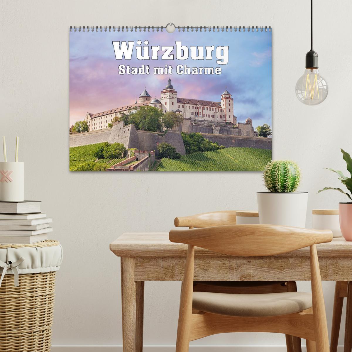 Bild: 9783435206421 | Würzburg - Stadt mit Charme (Wandkalender 2025 DIN A3 quer),...