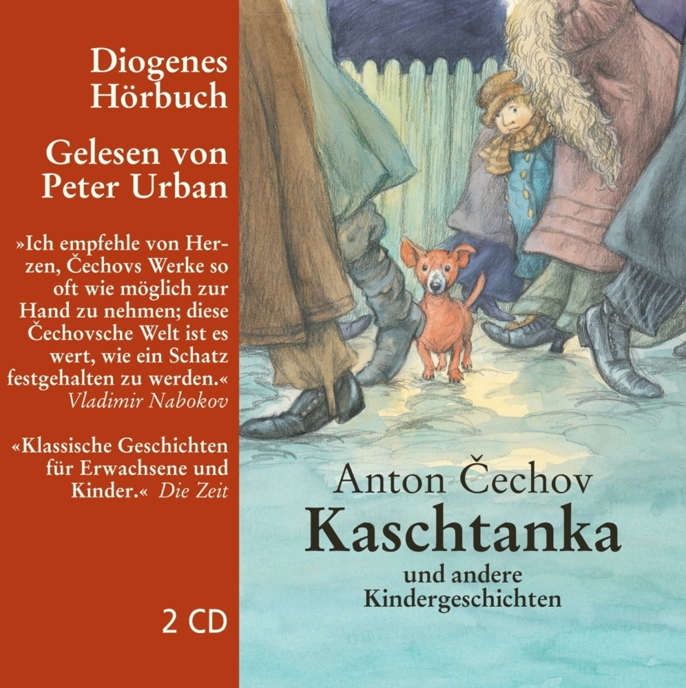 Cover: 9783257800234 | Kaschtanka und andere Kindergeschichten, 2 Audio-CD | Tschechow | CD
