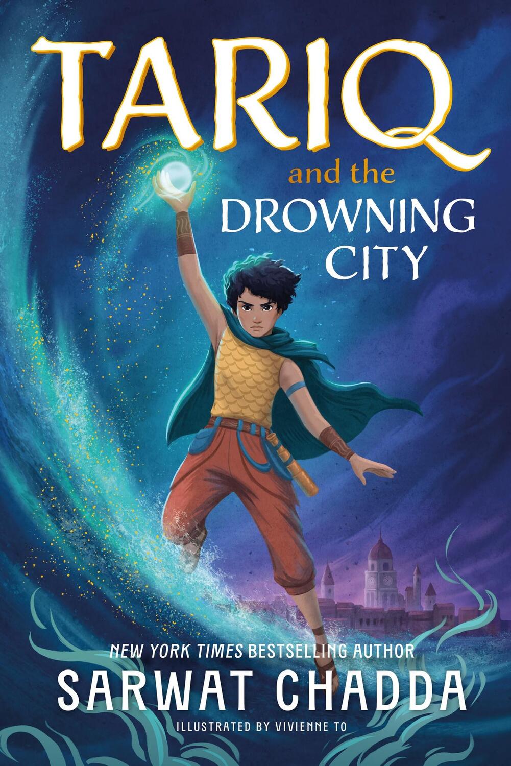 Cover: 9781408369296 | The Spiritstone Saga: Tariq and the Drowning City | Book 1 | Chadda