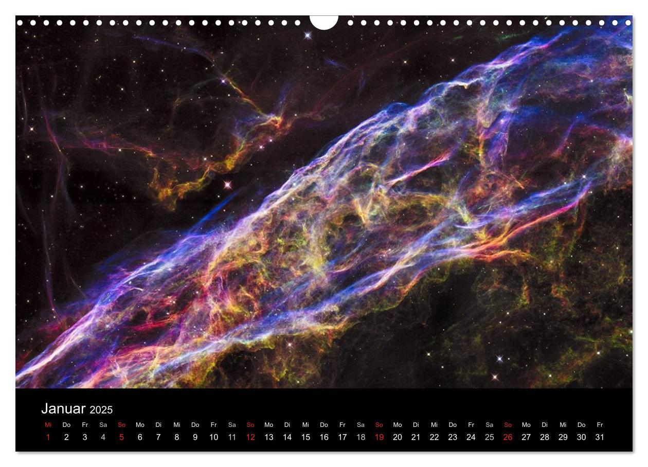 Bild: 9783435485970 | Der Weltraum. Spektakuläre Gasnebel und Galaxien (Wandkalender 2025...