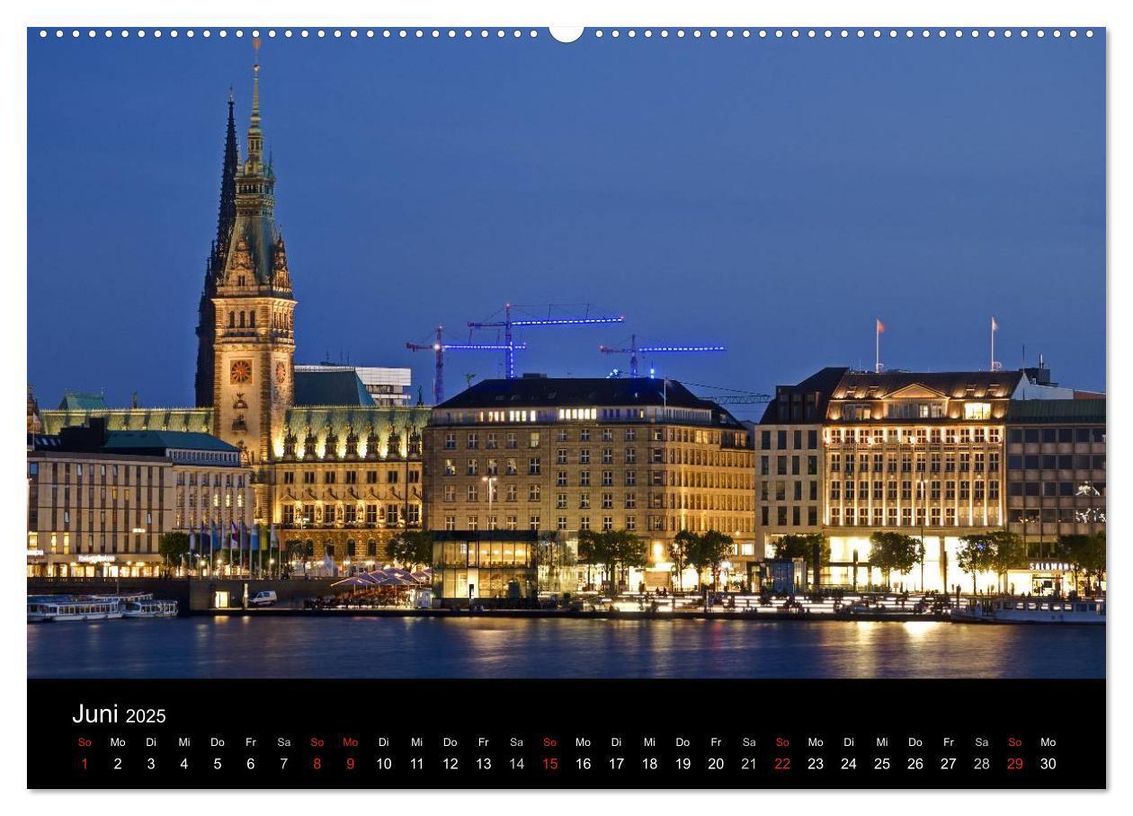 Bild: 9783435621385 | Hamburg . Das Tor zur Welt... (Wandkalender 2025 DIN A2 quer),...