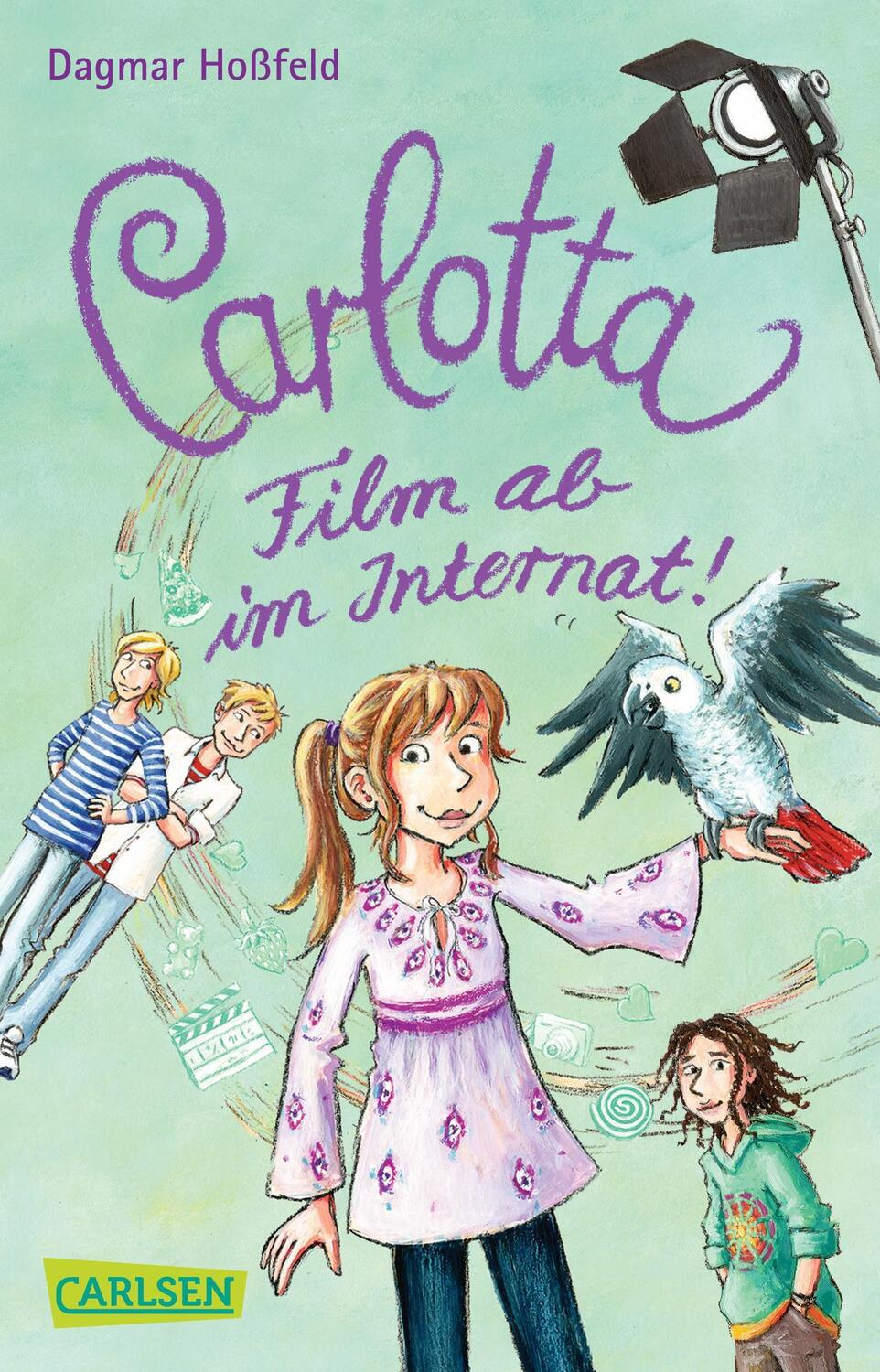 Cover: 9783551312693 | Carlotta 03: Film ab im Internat! | Dagmar Hoßfeld | Taschenbuch