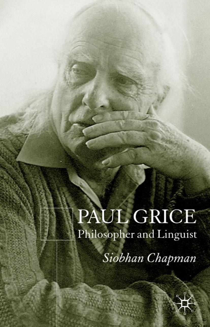 Cover: 9780230206939 | Paul Grice | Philosopher and Linguist | S. Chapman | Taschenbuch