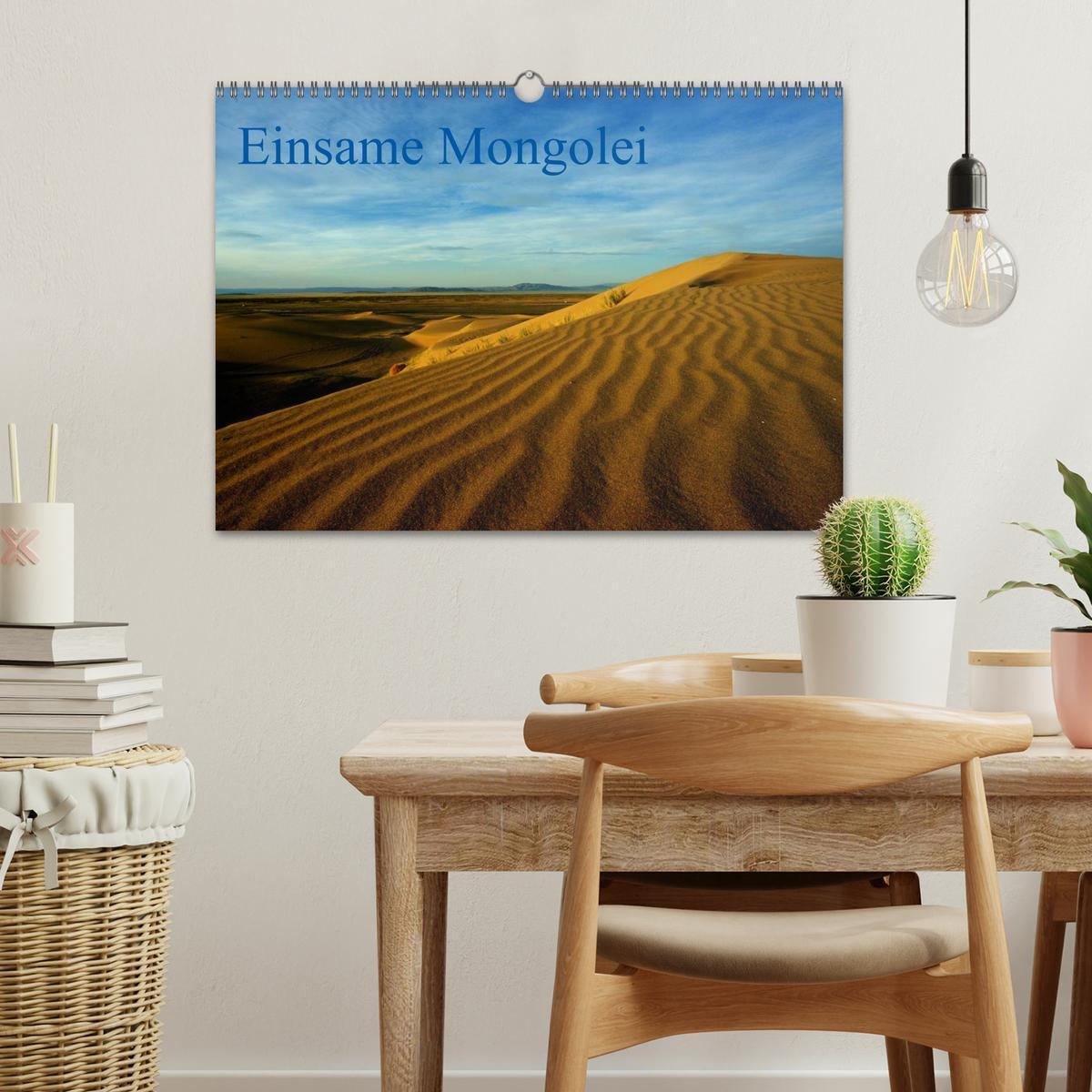 Bild: 9783435718610 | Einsame Mongolei (Wandkalender 2025 DIN A3 quer), CALVENDO...