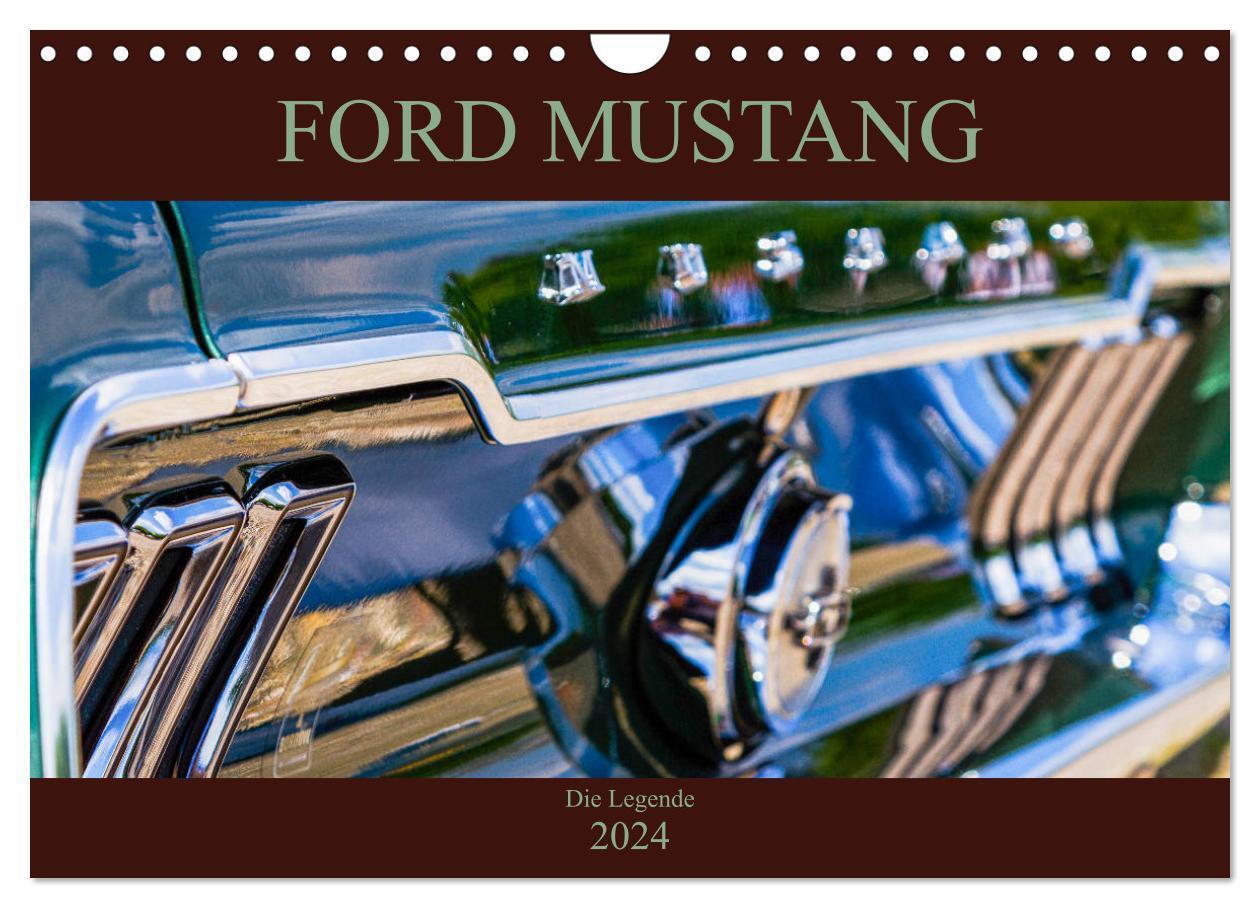 Cover: 9783675897298 | Ford Mustang - Die Legende (Wandkalender 2024 DIN A4 quer),...